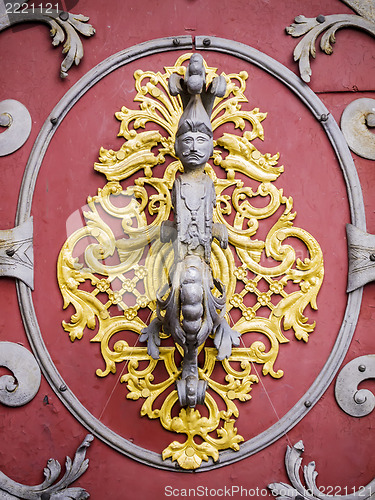 Image of Smithery on church door