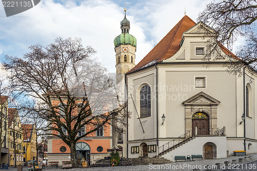 Image of Church in a small town in Germany