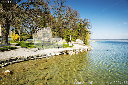 Image of Shore of Lake Starnberg in Germany