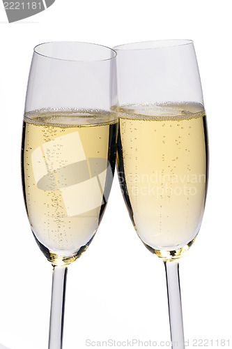 Image of Two glasses of champagne