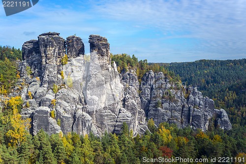 Image of Rock formation in Saxon Switzerland
