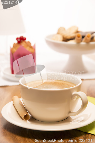 Image of Coffee with cookie