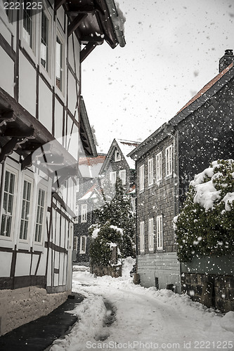 Image of Sidestreet with half-timbered houses