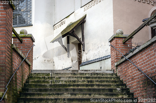 Image of Stairs to entrance of a church