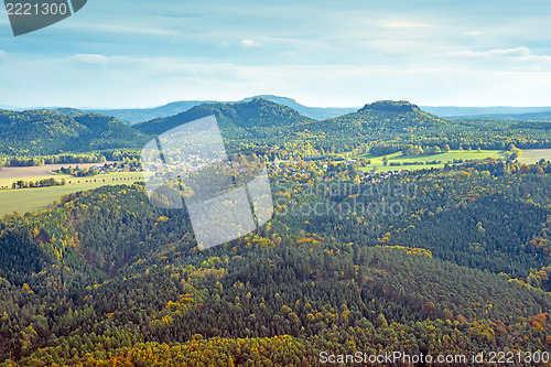 Image of hills in saxony