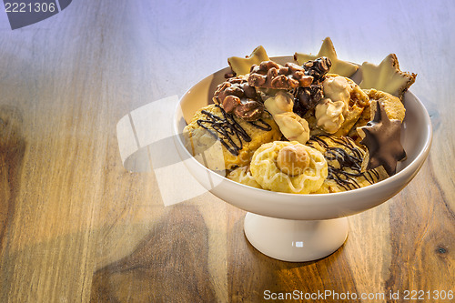 Image of Christmas cookies in a bowl