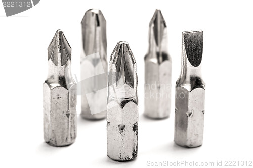 Image of Used screwdriver bits