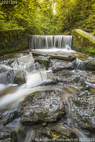 Image of Waterfall in forest