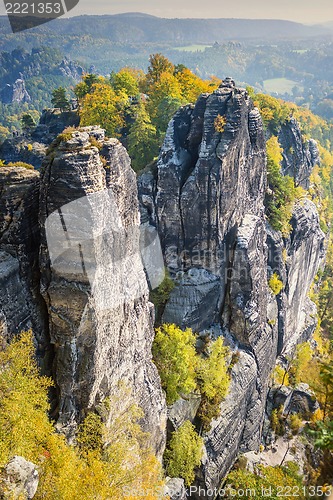 Image of Rocks in Saxon Switzerland Germany