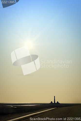 Image of Lighthouse in the evening