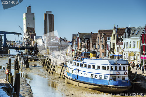 Image of Port of Husum at low tide