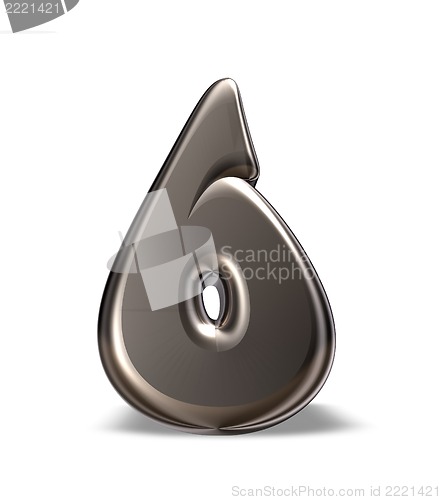 Image of metal number