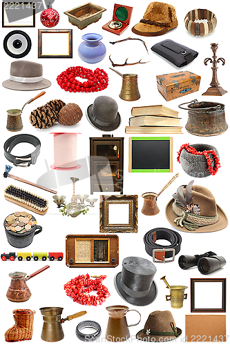 Image of collection of vintage objects