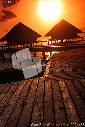 Image of resort maldivian houses