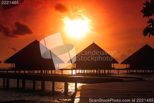 Image of resort maldivian houses