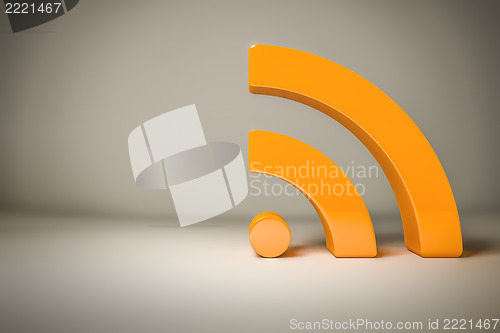 Image of rss sign background