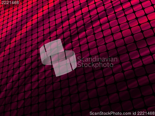 Image of Red rays light 3D mosaic. EPS 8