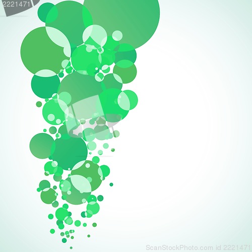 Image of Abstract green bubble. EPS 8