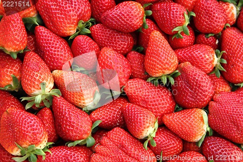 Image of strawberries background