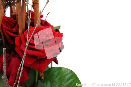 Image of red rose decoration 