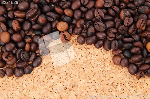 Image of coffee beans background