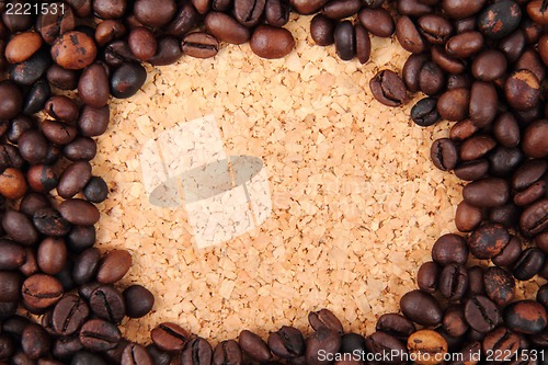 Image of coffee beans background