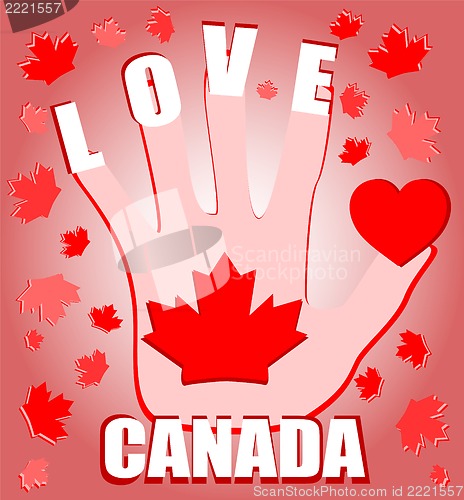 Image of Happy Canada Day card