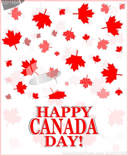 Image of Happy Canada Day card