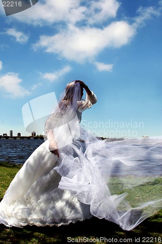 Image of Bride outdoors