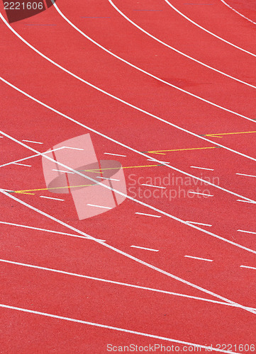 Image of sport running track