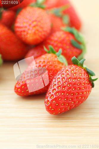 Image of Strawberry on table