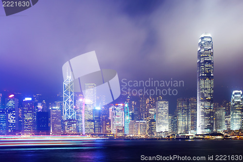 Image of Victoria Harbor of Hong Kong