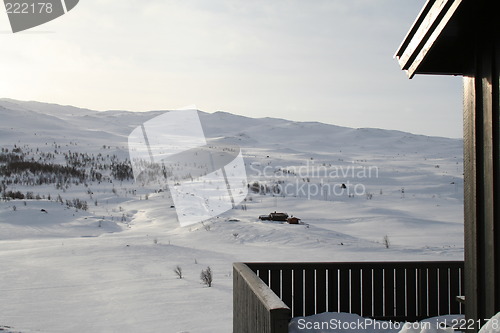 Image of Snowy winter landscape
