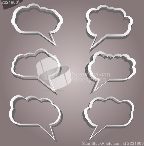 Image of Speech bubbles set