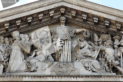 Image of Paris - tympanon of Pantheon