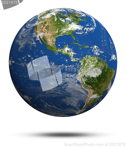 Image of Planet Earth 3d render