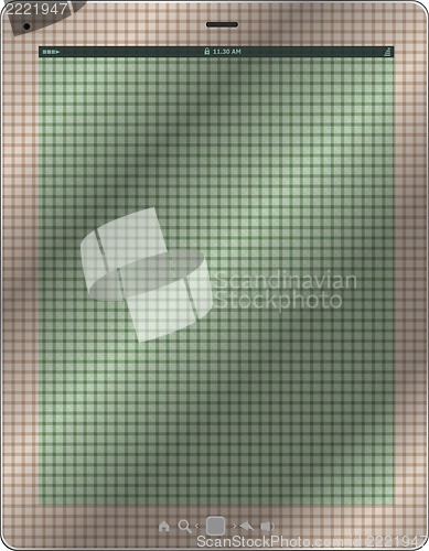 Image of Digital tablet computer pad