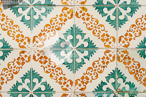 Image of Old tiles detail 