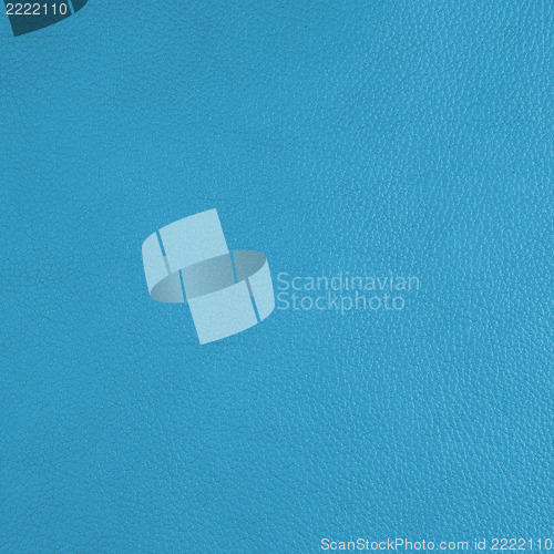 Image of Blue leather