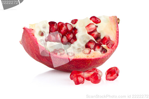 Image of Half pomegranate fruit