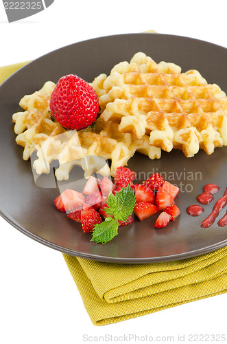 Image of Belgium waffles
