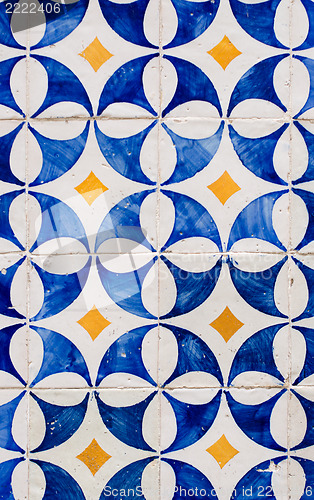 Image of Portuguese glazed tiles. 