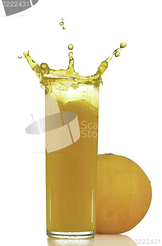 Image of Orange juice splash