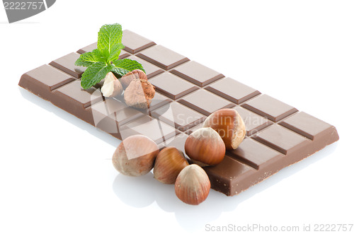 Image of Chocolate Bar with hazelnuts