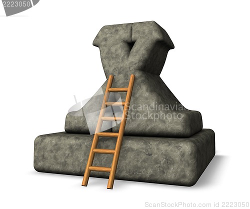 Image of stone letter x