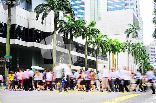 Image of Rush hour in Singapore