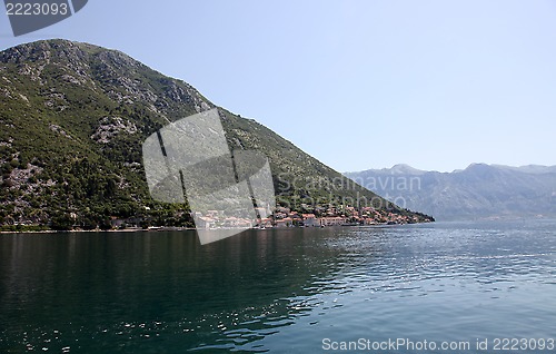 Image of Perast - historic town on the shore of the Boka Kotor bay, Montenegro