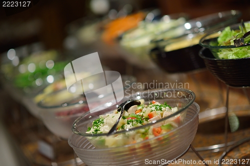 Image of buffet food