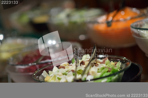 Image of buffet food