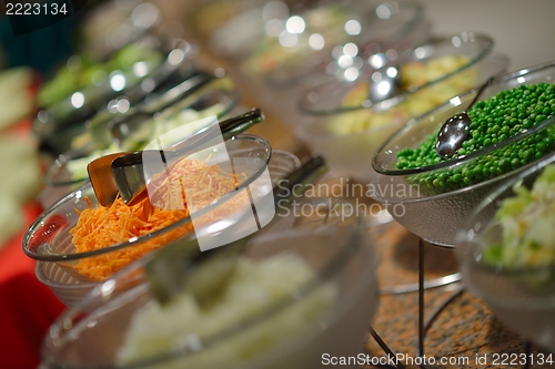 Image of buffet food